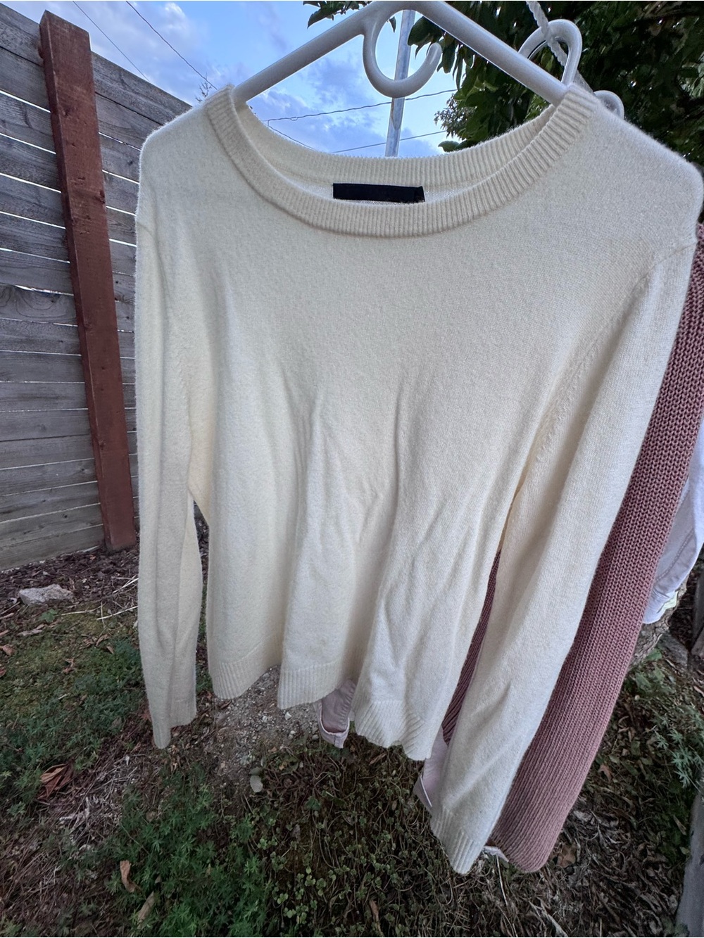 Jenni Kayne cashmere wool blend sweater L